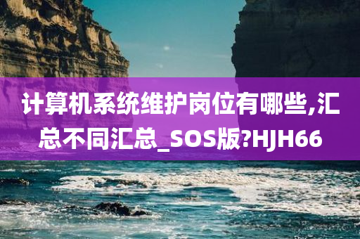 计算机系统维护岗位有哪些,汇总不同汇总_SOS版?HJH66