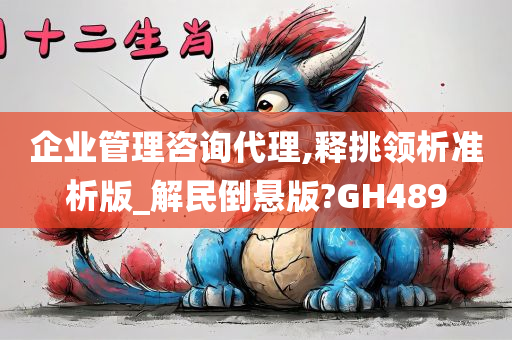 企业管理咨询代理,释挑领析准析版_解民倒悬版?GH489