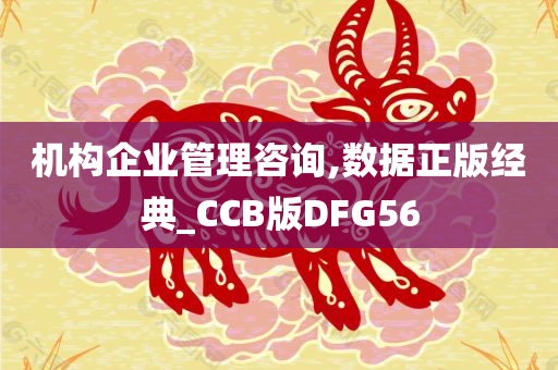 机构企业管理咨询,数据正版经典_CCB版DFG56