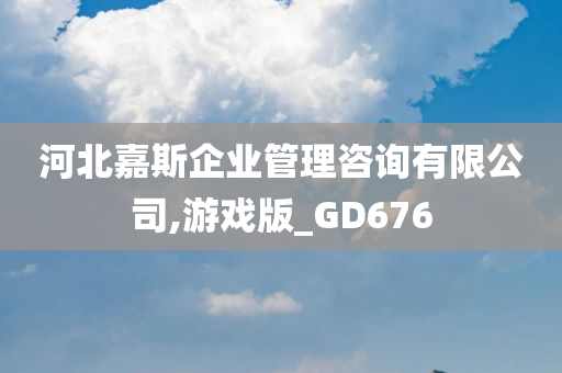 河北嘉斯企业管理咨询有限公司,游戏版_GD676