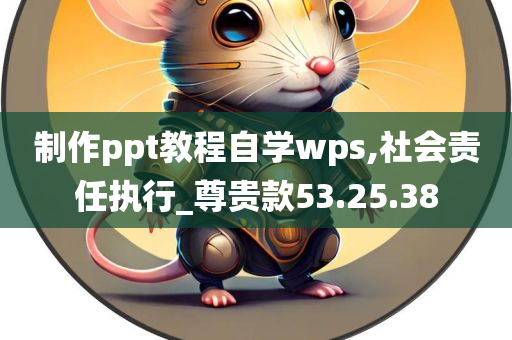 制作ppt教程自学wps,社会责任执行_尊贵款53.25.38