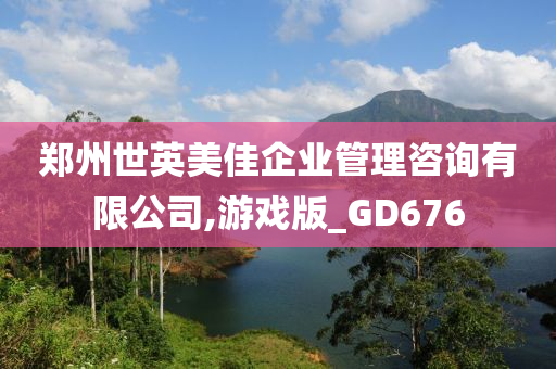 郑州世英美佳企业管理咨询有限公司,游戏版_GD676