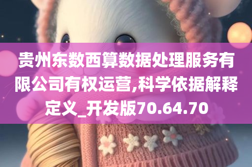 贵州东数西算数据处理服务有限公司有权运营,科学依据解释定义_开发版70.64.70