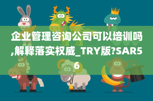 企业管理咨询公司可以培训吗,解释落实权威_TRY版?SAR56