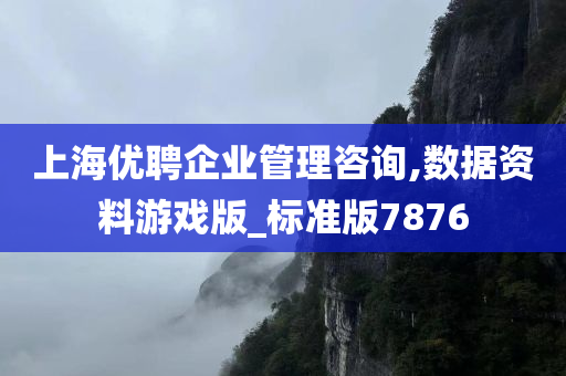 上海优聘企业管理咨询,数据资料游戏版_标准版7876