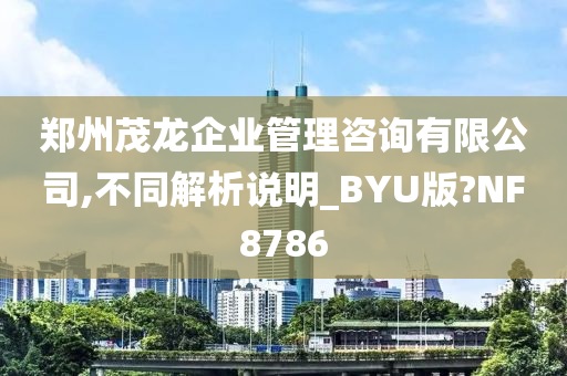 郑州茂龙企业管理咨询有限公司,不同解析说明_BYU版?NF8786