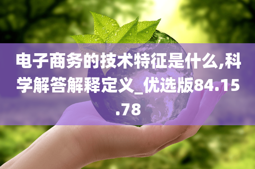 电子商务的技术特征是什么,科学解答解释定义_优选版84.15.78