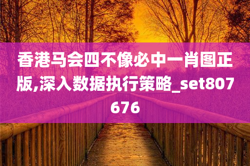 香港马会四不像必中一肖图正版,深入数据执行策略_set807676