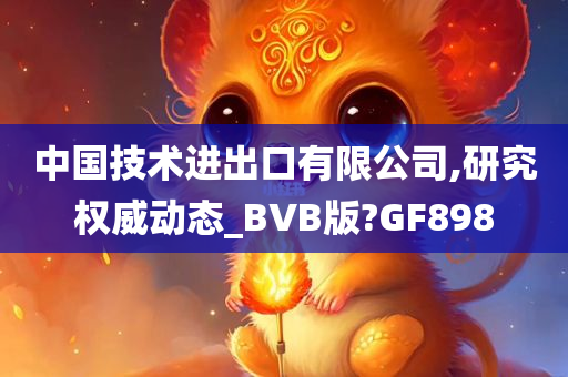 中国技术进出口有限公司,研究权威动态_BVB版?GF898