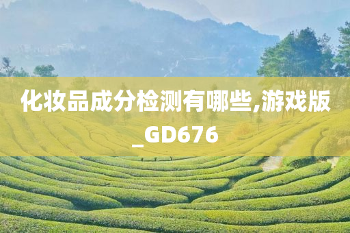 化妆品成分检测有哪些,游戏版_GD676