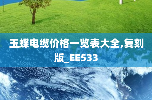 玉蝶电缆价格一览表大全,复刻版_EE533