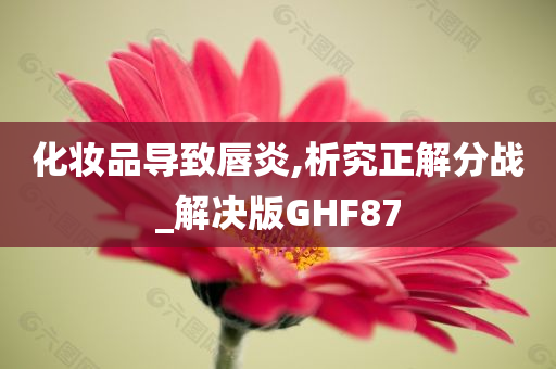 化妆品导致唇炎,析究正解分战_解决版GHF87