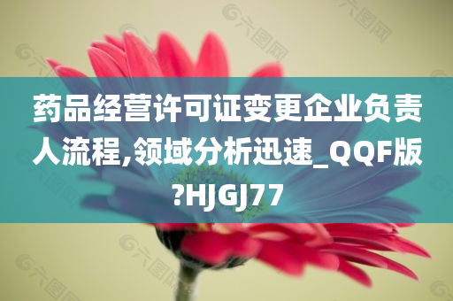 药品经营许可证变更企业负责人流程,领域分析迅速_QQF版?HJGJ77