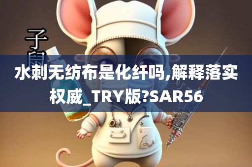 水刺无纺布是化纤吗,解释落实权威_TRY版?SAR56