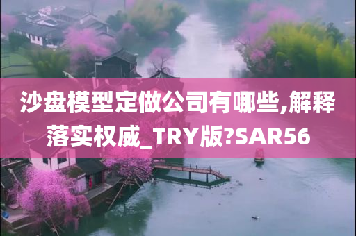 沙盘模型定做公司有哪些,解释落实权威_TRY版?SAR56