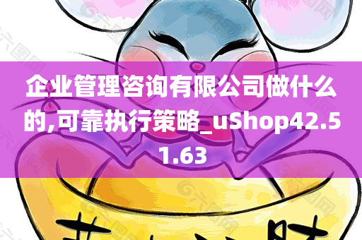 企业管理咨询有限公司做什么的,可靠执行策略_uShop42.51.63