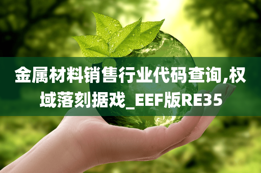 金属材料销售行业代码查询,权域落刻据戏_EEF版RE35