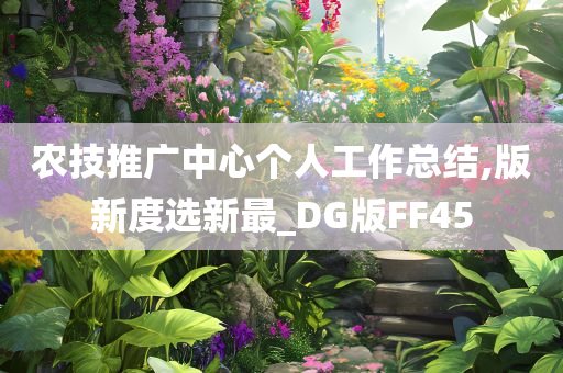 农技推广中心个人工作总结,版新度选新最_DG版FF45