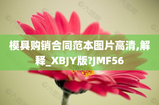 模具购销合同范本图片高清,解释_XBJY版?JMF56