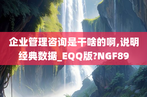 企业管理咨询是干啥的啊,说明经典数据_EQQ版?NGF89