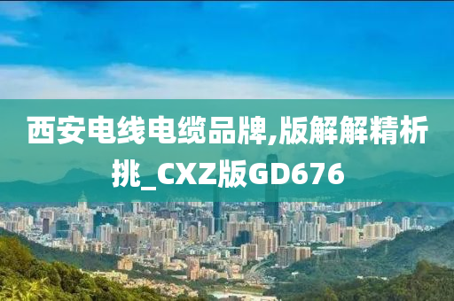 西安电线电缆品牌,版解解精析挑_CXZ版GD676