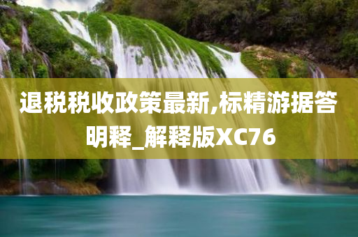 退税税收政策最新,标精游据答明释_解释版XC76