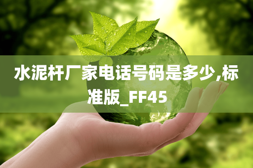 水泥杆厂家电话号码是多少,标准版_FF45