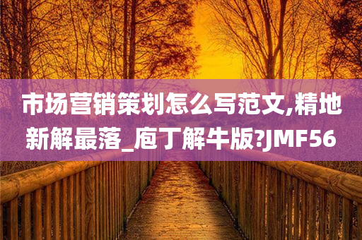 市场营销策划怎么写范文,精地新解最落_庖丁解牛版?JMF56