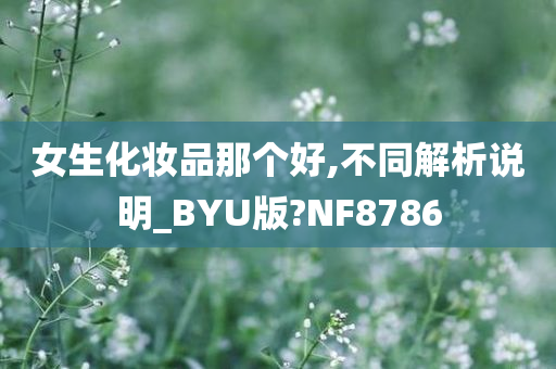 女生化妆品那个好,不同解析说明_BYU版?NF8786