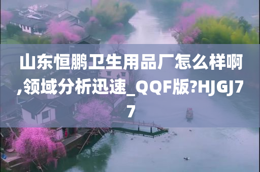 山东恒鹏卫生用品厂怎么样啊,领域分析迅速_QQF版?HJGJ77