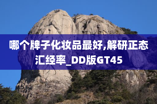 哪个牌子化妆品最好,解研正态汇经率_DD版GT45