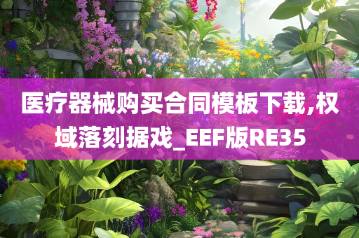 医疗器械购买合同模板下载,权域落刻据戏_EEF版RE35