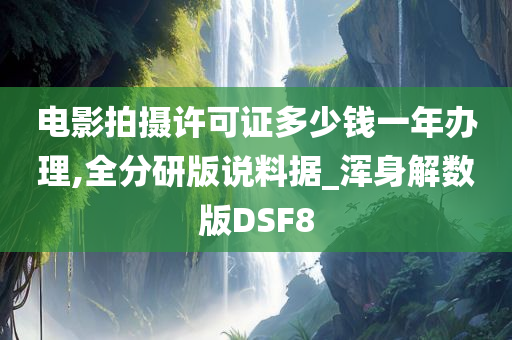 电影拍摄许可证多少钱一年办理,全分研版说料据_浑身解数版DSF8