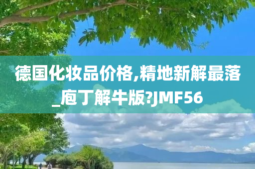 德国化妆品价格,精地新解最落_庖丁解牛版?JMF56