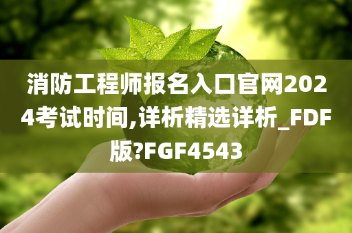 消防工程师报名入口官网2024考试时间,详析精选详析_FDF版?FGF4543