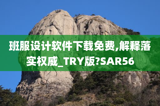 班服设计软件下载免费,解释落实权威_TRY版?SAR56