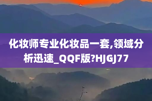 化妆师专业化妆品一套,领域分析迅速_QQF版?HJGJ77