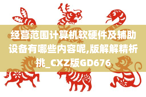 经营范围计算机软硬件及辅助设备有哪些内容呢,版解解精析挑_CXZ版GD676