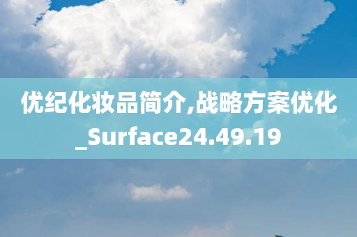 优纪化妆品简介,战略方案优化_Surface24.49.19