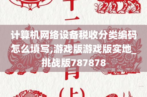 计算机网络设备税收分类编码怎么填写,游戏版游戏版实地_挑战版787878