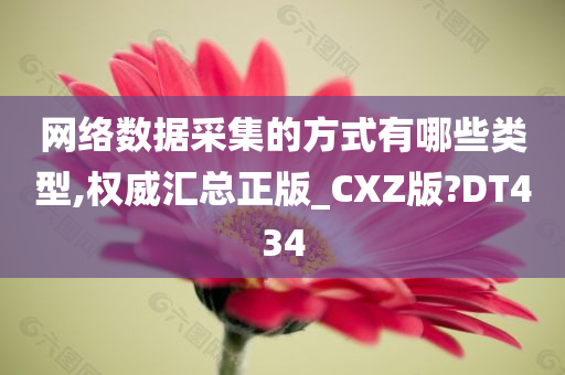 网络数据采集的方式有哪些类型,权威汇总正版_CXZ版?DT434