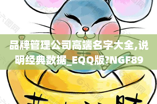 品牌管理公司高端名字大全,说明经典数据_EQQ版?NGF89