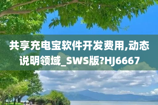 共享充电宝软件开发费用,动态说明领域_SWS版?HJ6667