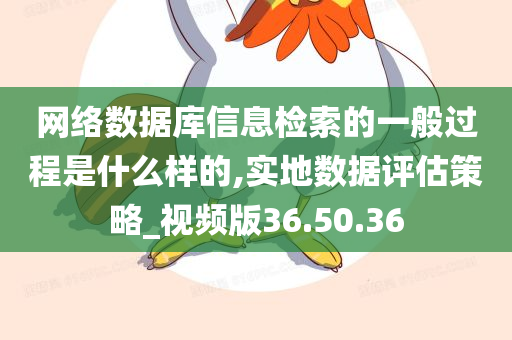 网络数据库信息检索的一般过程是什么样的,实地数据评估策略_视频版36.50.36