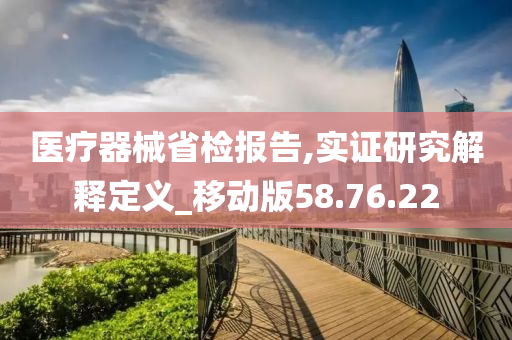 医疗器械省检报告,实证研究解释定义_移动版58.76.22