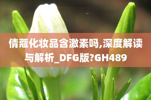 倩蔻化妆品含激素吗,深度解读与解析_DFG版?GH489