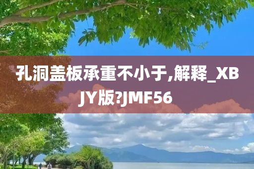 孔洞盖板承重不小于,解释_XBJY版?JMF56