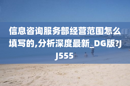 信息咨询服务部经营范围怎么填写的,分析深度最新_DG版?JJ555