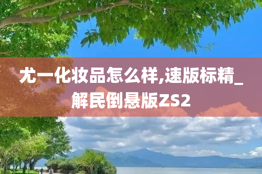 尤一化妆品怎么样,速版标精_解民倒悬版ZS2