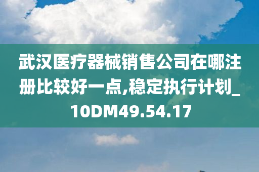 武汉医疗器械销售公司在哪注册比较好一点,稳定执行计划_10DM49.54.17